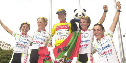 Podium Tour de Francia femenino 2003